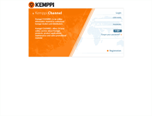 Tablet Screenshot of channel.kemppi.com